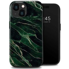 Selencia Coque arrière Vivid Tough iPhone 15  - Chic Marble Quartz