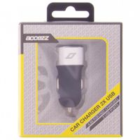 Accezz Dual USB Car Charger - 4,8A - Noir