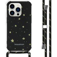 imoshion Coque Design avec cordon iPhone 14 Pro - Stars Gold