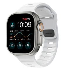 Nomad Bracelet Sport FKM Apple Watch Series 1 t/m 9 / SE (38/40/41 mm) | Series 10 / 11 (42 mm) - Blanc