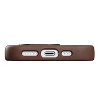 Woodcessories Coque Bio Leather MagSafe iPhone 15 Pro - Brun