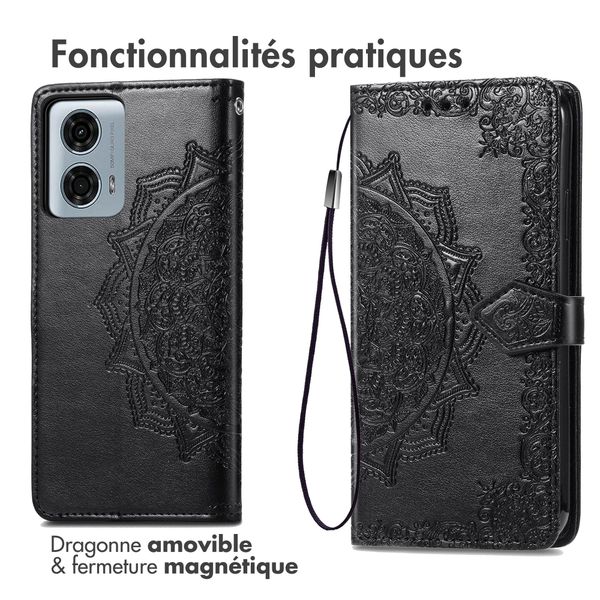 imoshion Etui de télephone Mandala Motorola Moto G24 Power - Noir