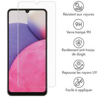 Accezz Protection d'écran en verre trempé 2-pack Samsung Galaxy A33