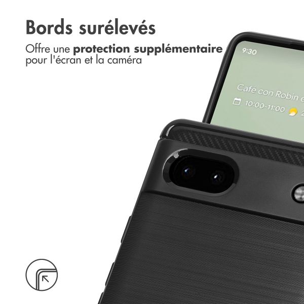 imoshion Coque Brushed Google Pixel 6a - Noir