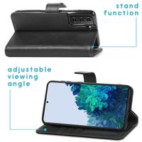 imoshion Étui de télephone portefeuille de luxe Samsung Galaxy S21 Plus - Noir