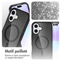 imoshion Coque Pailletée avec MagSafe Apple iPhone 17 - Noir