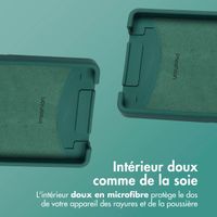 imoshion Coque arrière Color avec cordon amovible et MagSafe Samsung Galaxy S25 Ultra - Vert foncé