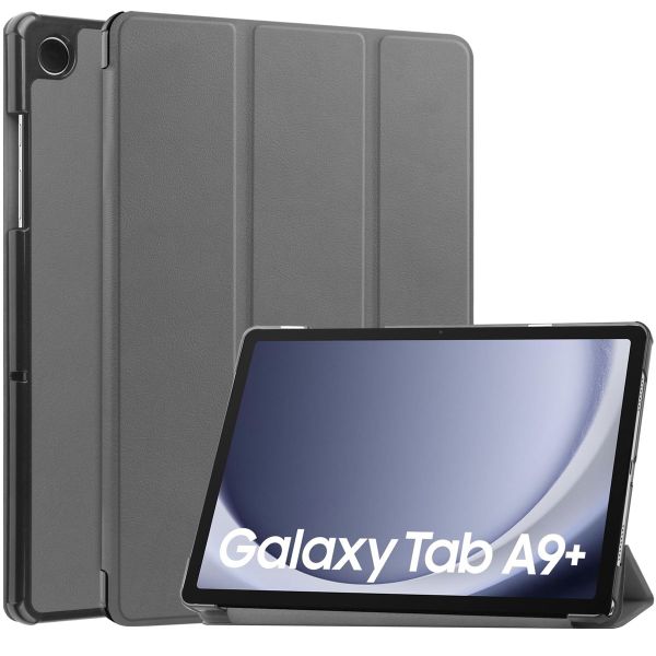 imoshion Coque tablette Trifold Samsung Galaxy Tab A9 Plus - Gris