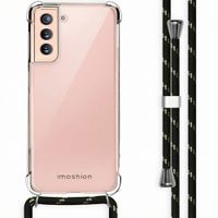 imoshion Coque avec dragonne Samsung Galaxy S21 - Noir & Doré