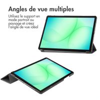 imoshion Coque tablette Trifold Samsung Galaxy Tab A11 Plus - Noir