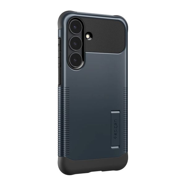 Spigen Coque Slim Armor MagSafe Samsung Galaxy S25 FE - Metal Slate