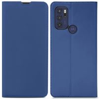 imoshion Étui de téléphone Slim Folio Motorola Moto G60s - Bleu foncé