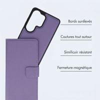 imoshion Étui portefeuille luxe 2-en-1 amovible Samsung Galaxy S26 Ultra - Violet