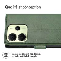 imoshion Étui de télephone portefeuille Xiaomi Redmi Note 14 (4G) - Vert