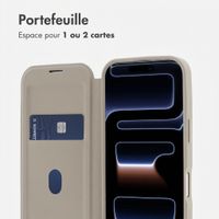 imoshion Bookcase transparente avec MagSafe Apple iPhone 17 Pro Max - Beige