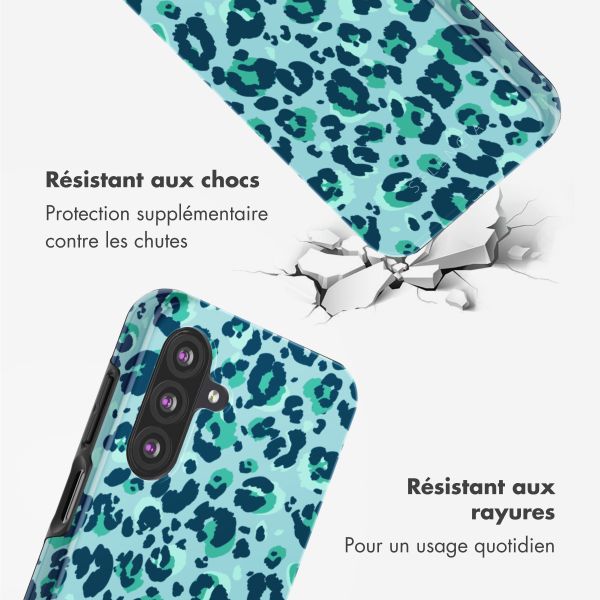 Selencia Coque arrière Vivid Samsung Galaxy A26 - Wild Spots Light Blue