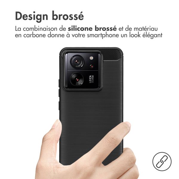 imoshion Coque Brushed Xiaomi 13T / 13T Pro - Noir