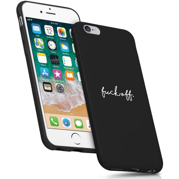 imoshion Coque Design iPhone 6 / 6s - Fuck Off - Noir