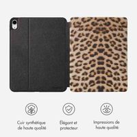 Selencia Coque tablette Vivid iPad 10 (2022) 10.9 pouces - Wild Leo