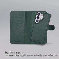 Selencia Étui portefeuille amovible Olyn avec MagSafe Samsung Galaxy S26 Ultra - Vert