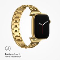 Selencia Bracelet Chain Apple Watch Series 1 - 9 / SE (38/40/41 mm) | Series 10 / 11 (42 mm) - Doré