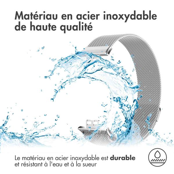 imoshion Bracelet magnétique milanais Huawei Watch Fit - Argent