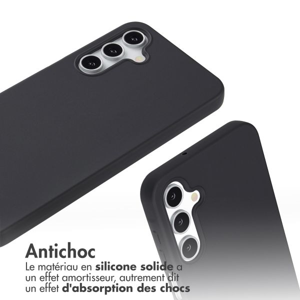 imoshion Coque en silicone avec cordon Samsung Galaxy A16 - Noir