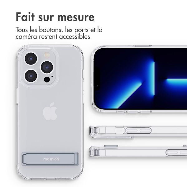 imoshion Coque Stand Apple iPhone 13 Pro - Transparent