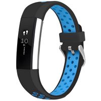 imoshion Bracelet sportif en silicone Fitbit Alta (HR) - Noir/Bleu