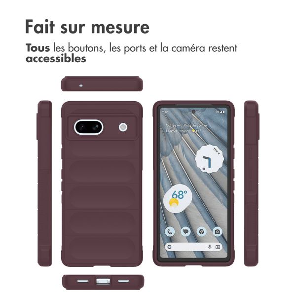 imoshion Coque arrière EasyGrip Google Pixel 7a - Aubergine