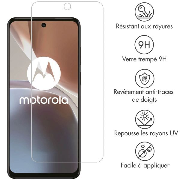 Selencia Protection d'écran en verre trempé Motorola Moto G32