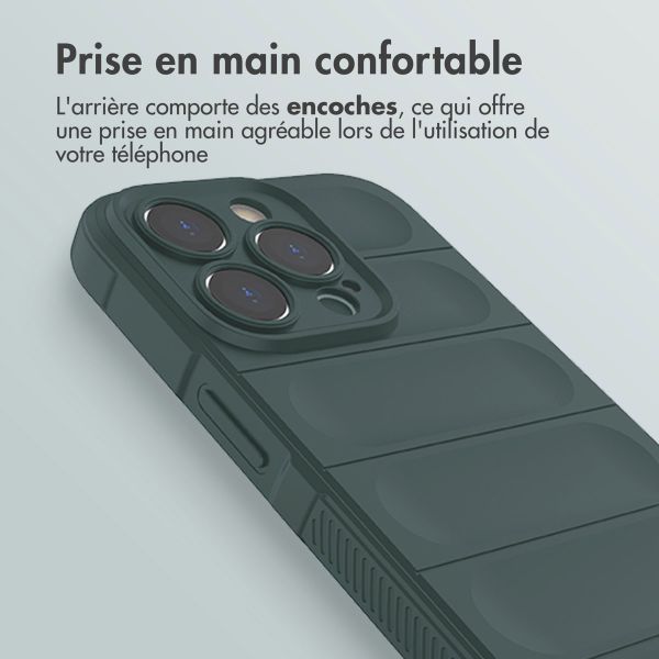 imoshion Coque arrière EasyGrip iPhone 14 Pro - Vert foncé