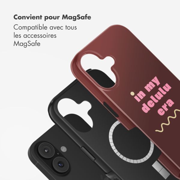 Selencia Coque arrière Vivid avec MagSafe Apple iPhone 17 - Delulu