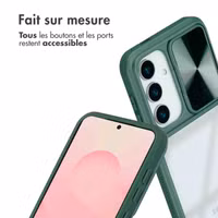 imoshion Coque arrière Camslider Samsung Galaxy S25 - Vert foncé