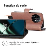 imoshion Étui de télephone portefeuille OnePlus 11 - Marron