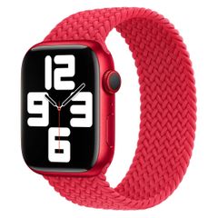 Apple Bracelet Solo tressé Apple Watch | 38/40/41/42 mm - Taille 8 - (Product) Red