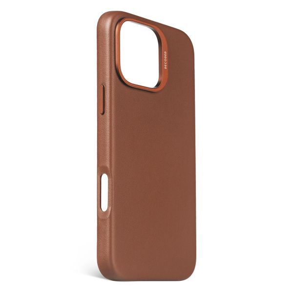Decoded Coque en cuir MagSafe Apple iPhone 16 Pro - Tan