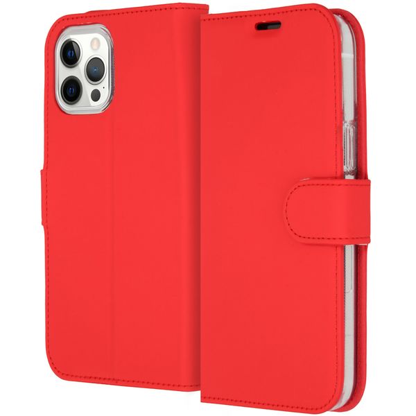 Accezz Étui de téléphone Wallet iPhone 12 Pro Max - Rouge