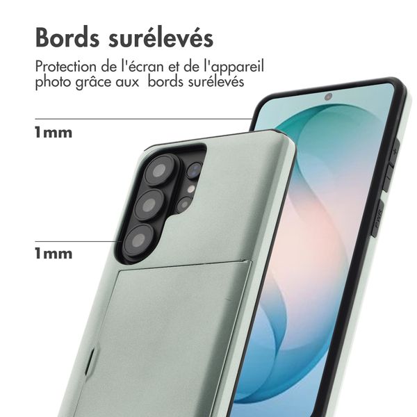 imoshion Coque arrière avec porte-cartes Samsung Galaxy S26 Ultra - Vert