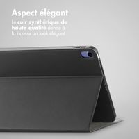 Accezz Housse Classic Tablet Stand iPad Air 11 pouces (2024) M2 / Air 5 (2022) / Air 4 (2020) - Noir