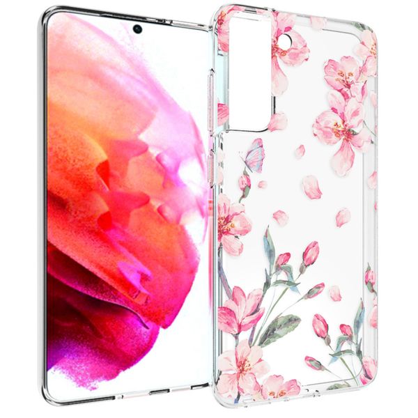 imoshion Coque Design Samsung Galaxy S21 FE - Fleur - Rose