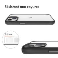 imoshion Coque Rugged Hybrid Apple iPhone 13 Mini - Noir / Transparent
