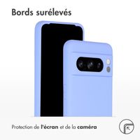 Accezz Coque Liquid Silicone Google Pixel 8 Pro - Violet