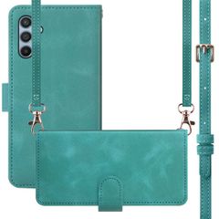 imoshion Etui de téléphone portefeuille avec cordon Samsung Galaxy A54 (5G) - Turquoise