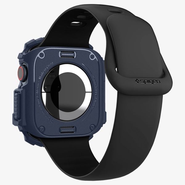 Spigen Coque Rugged Armor™ Apple Watch Series 10 - 46 mm - Bleu Marine