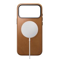 Nomad Coque arrière Traditional Leather avec MagSafe Apple iPhone 17 Pro Max - English Tan