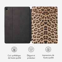 Selencia Coque tablette Vivid Samsung Galaxy Tab A9 Plus - Wild Leo