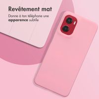 imoshion Coque Couleur Motorola Moto G05 / E15 - Bubblegum Pink