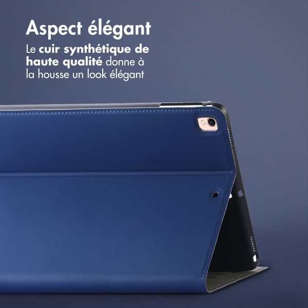 Accezz Coque tablette Classic Apple iPad 6 (2018) 9.7 pouces / iPad 5 (2017) 9.7 pouces / Air 2 (2014)/Air 1 (2013) - Bleu foncé