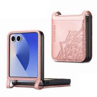 imoshion Mandala Bookcase Samsung Galaxy Z Flip 7 - Rose Doré